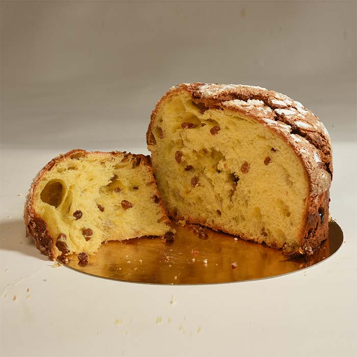 Panettone senza Lattosio con uvetta
